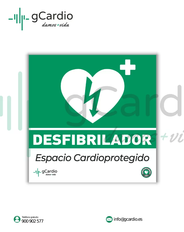 SEÑALÉTICA DESA ESPACIO CARDIOPROTEGIDO gcardio