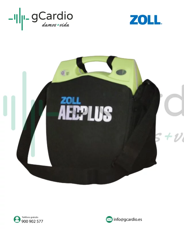 ZOLL AED PLUS DESFIBRILADOR EXTERNO SEMIAUTOMÁTICO (Baterías + Bolsa de transporte)